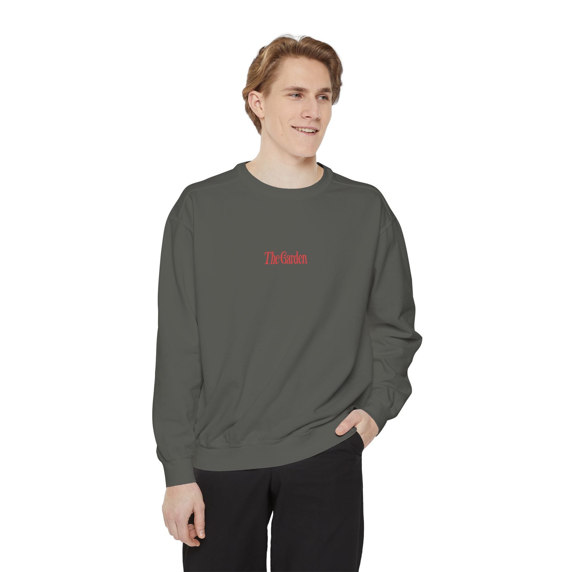 Garden Vibes Unisex Sweatshirt, Cozy Pullover, Nature Lover Gift, Spring Fashion, Casual Wear, Boho Sweater, Outdoor Activities