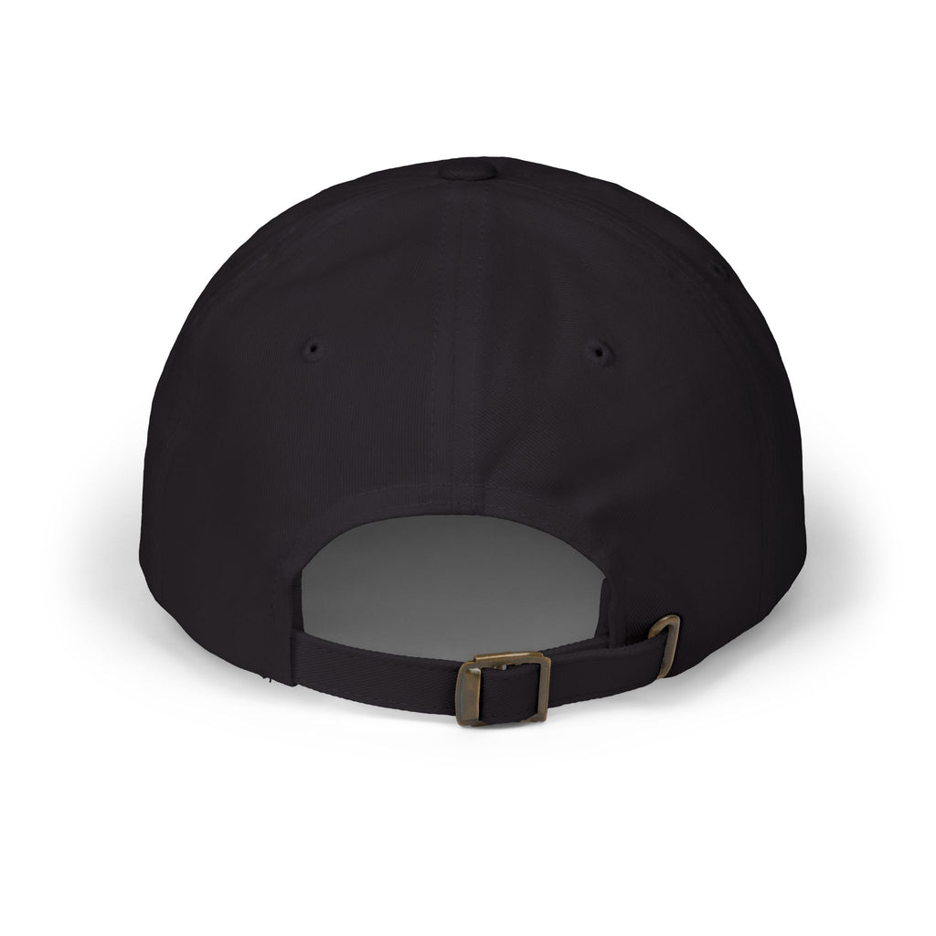 Classic Dad Cap w/Logo in white – Casual Style, Perfect Gift for Father's Day, Everyday Wear, Adjustable Hat, Trendy Accessories