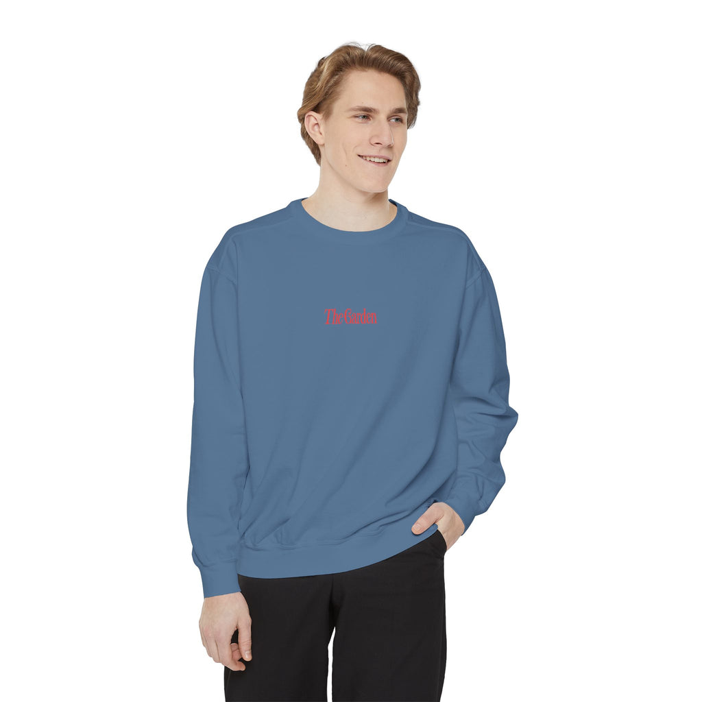 Garden Vibes Unisex Sweatshirt, Cozy Pullover, Nature Lover Gift, Spring Fashion, Casual Wear, Boho Sweater, Outdoor Activities