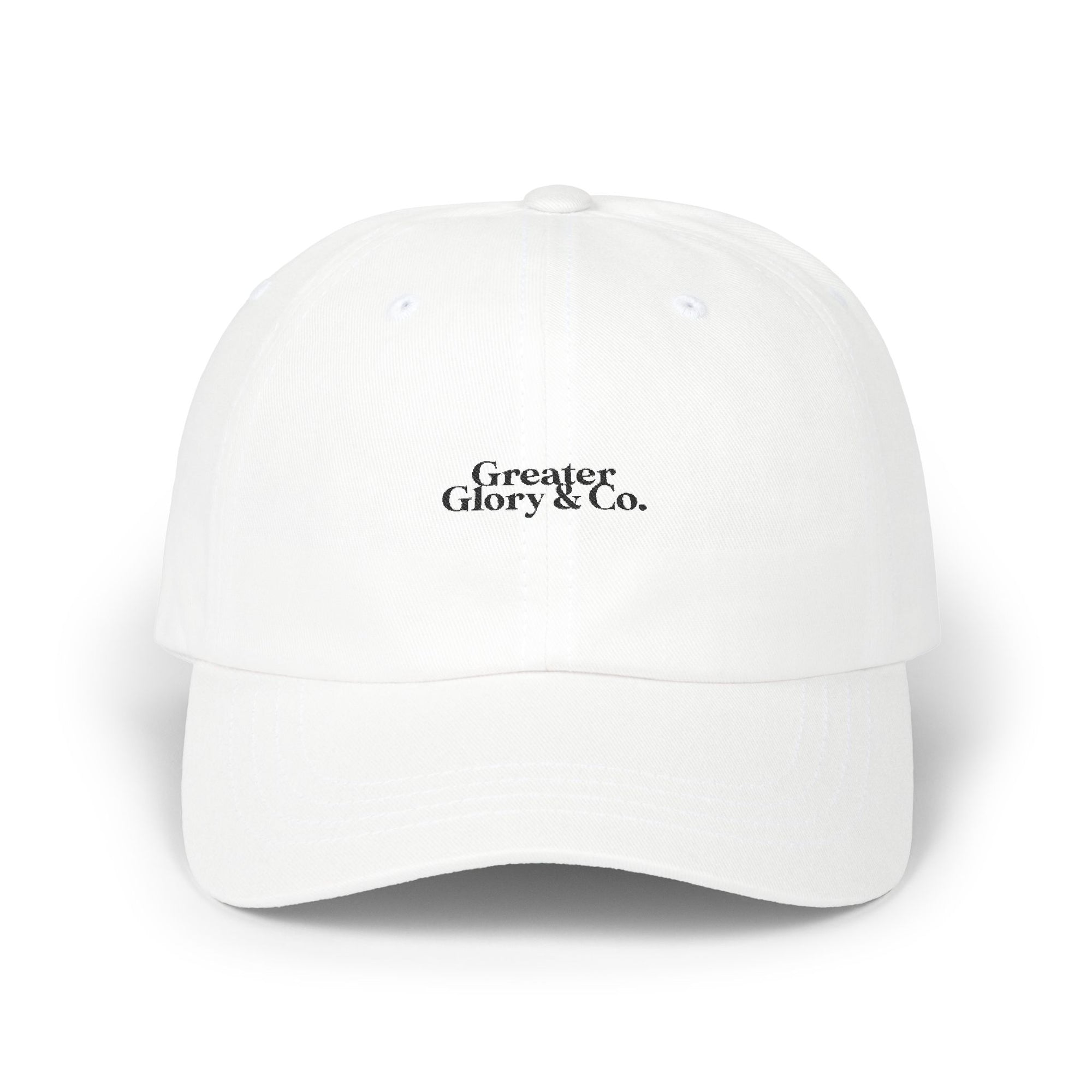 Classic Dad Cap w/Logo in black – Casual Style, Perfect Gift for Father's Day, Everyday Wear, Adjustable Hat, Trendy Accessories