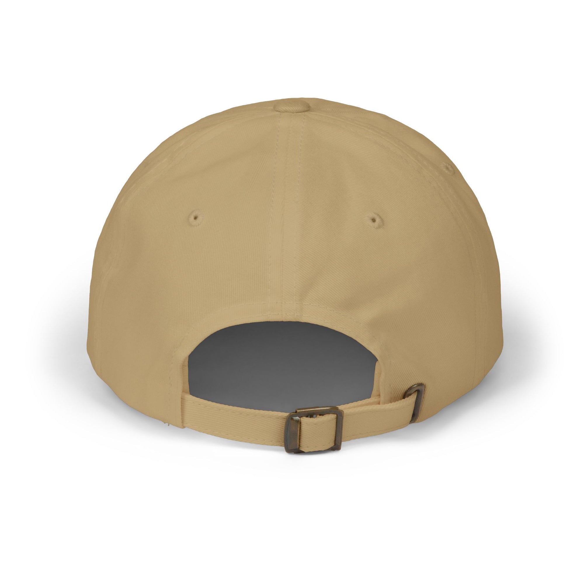 Classic Dad Cap w/Logo in white – Casual Style, Perfect Gift for Father's Day, Everyday Wear, Adjustable Hat, Trendy Accessories