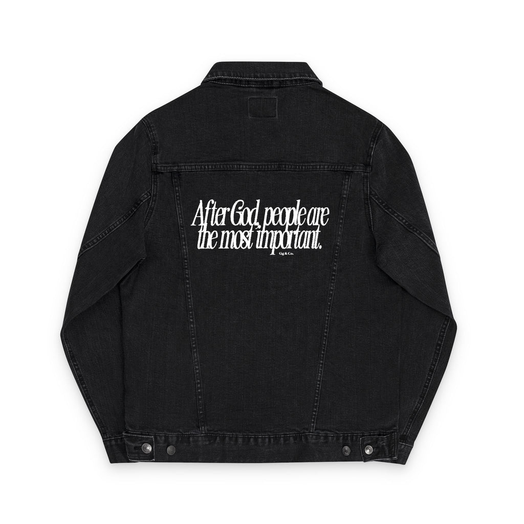 Ama a Dios, ama a la gente. Chaqueta bordada unisex, prenda informal, estilo vintage, regalo perfecto para amigos, prenda de moda para combinar.