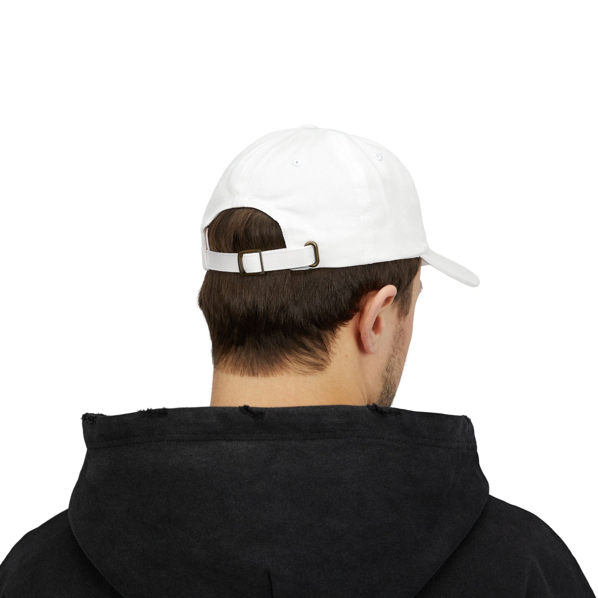 Classic Dad Cap w/Logo in black – Casual Style, Perfect Gift for Father's Day, Everyday Wear, Adjustable Hat, Trendy Accessories