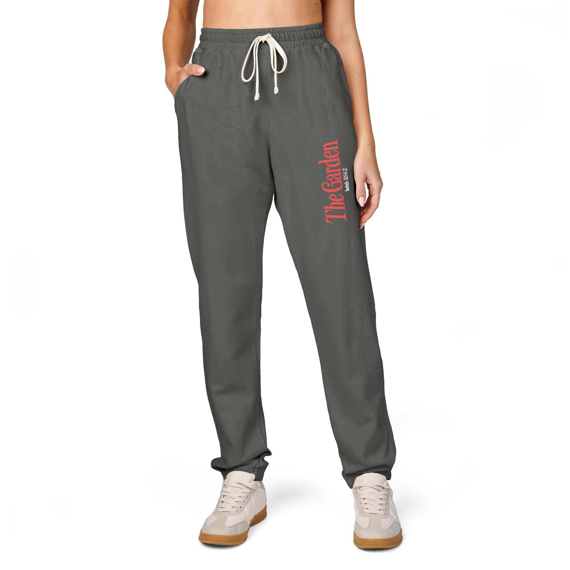 Garment-Dyed Fleece Sweatpants for Cozy Days, Casual Wear, Relaxing, Gifts for Him/Her, Loungewear, Winter Essentials