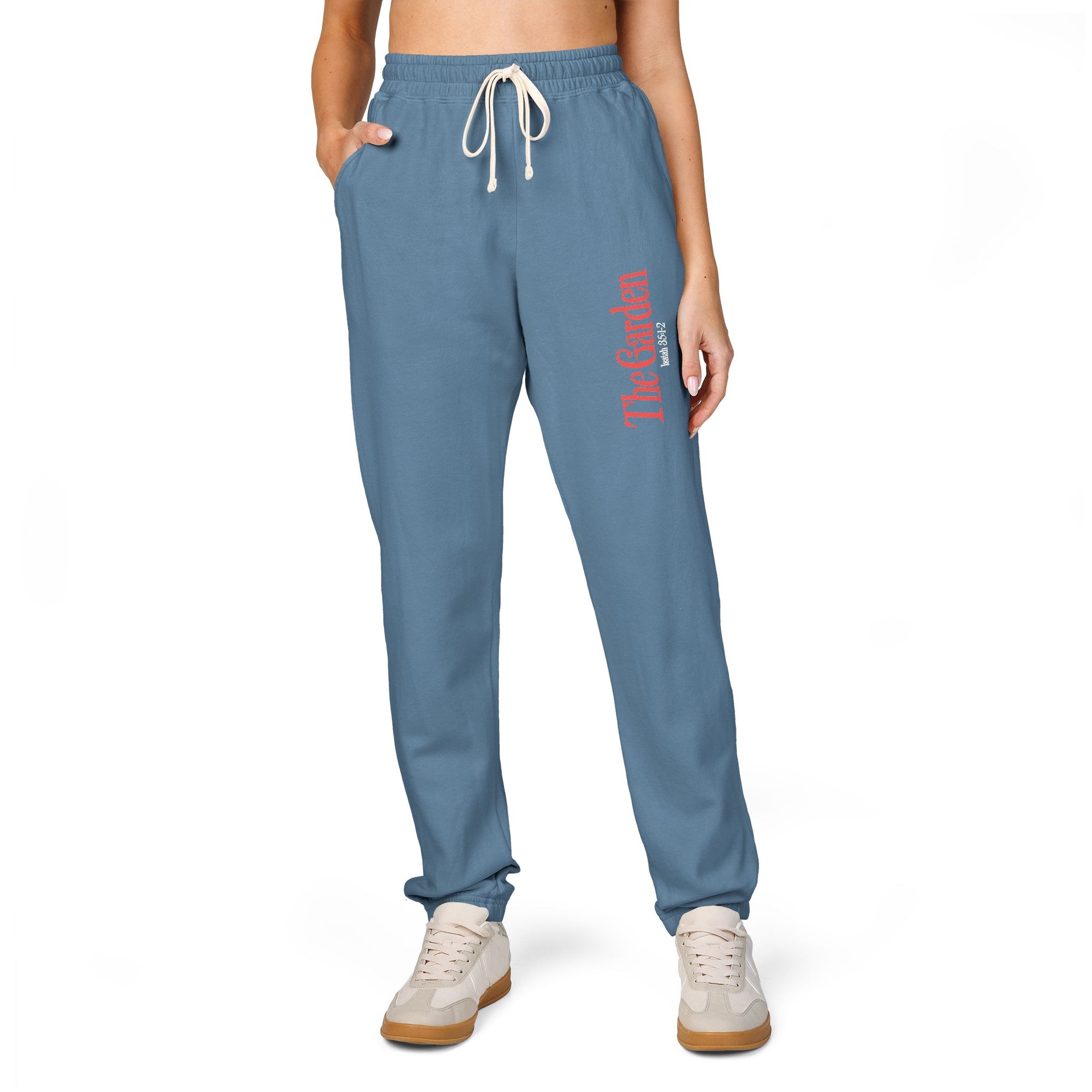 Garment-Dyed Fleece Sweatpants for Cozy Days, Casual Wear, Relaxing, Gifts for Him/Her, Loungewear, Winter Essentials