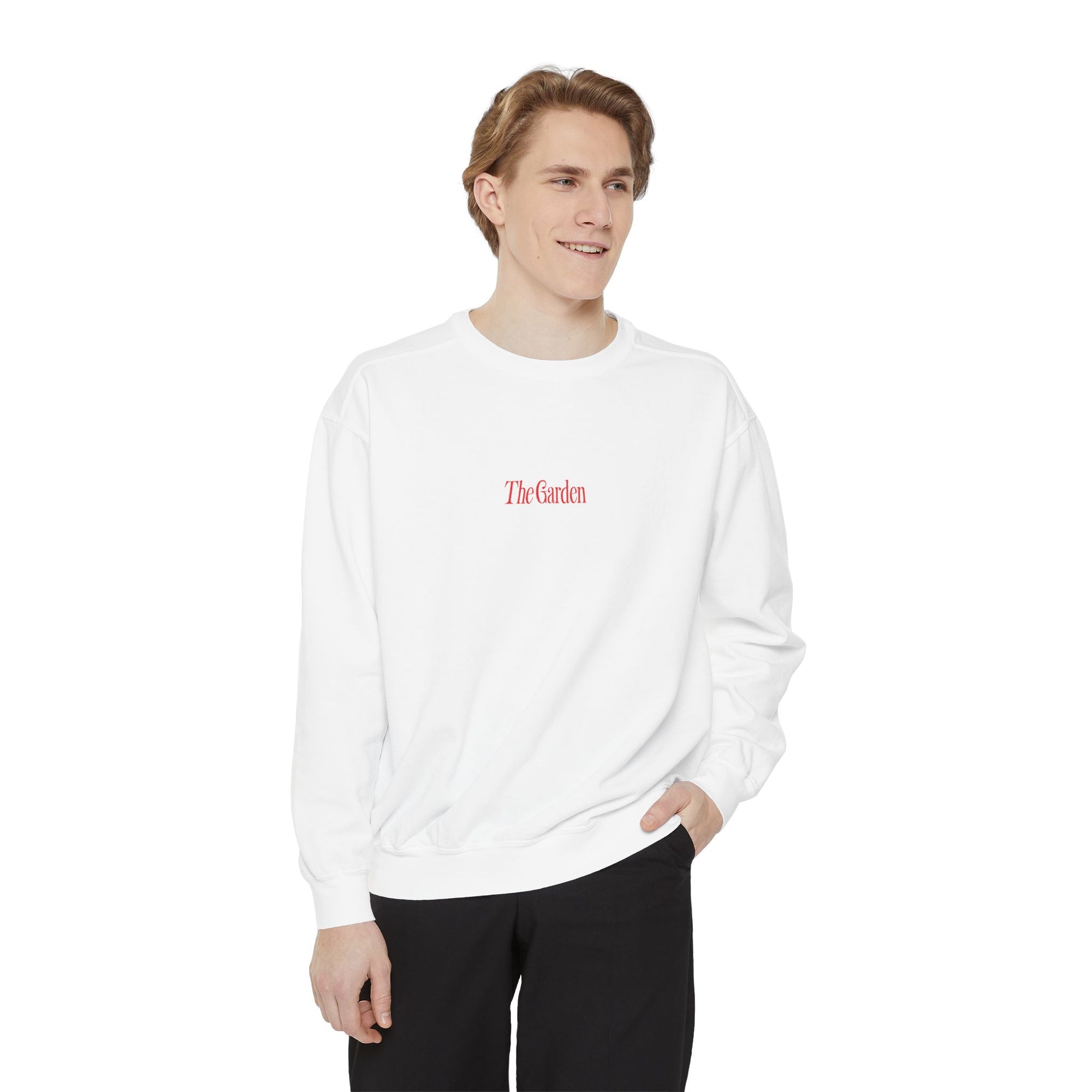 Garden Vibes Unisex Sweatshirt, Cozy Pullover, Nature Lover Gift, Spring Fashion, Casual Wear, Boho Sweater, Outdoor Activities