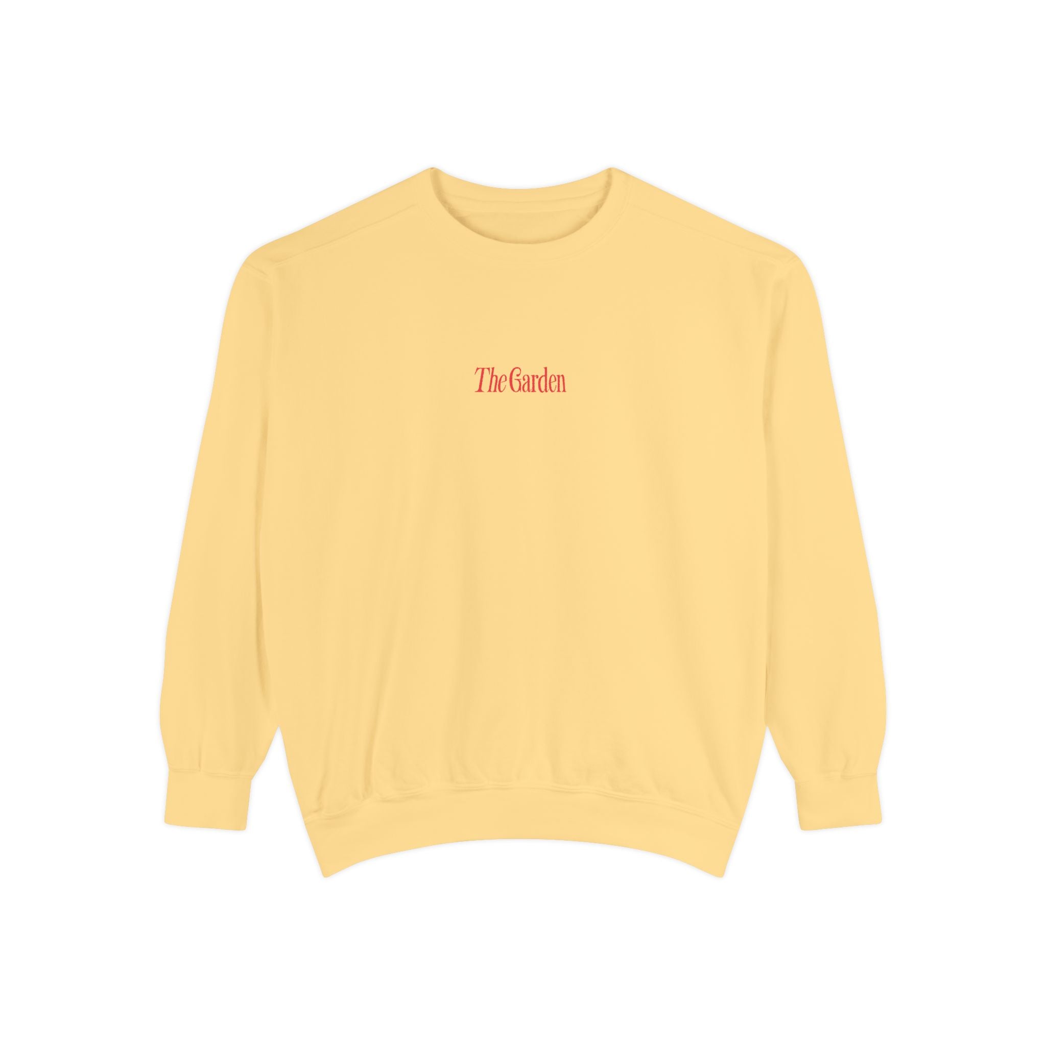 Garden Vibes Unisex Sweatshirt, Cozy Pullover, Nature Lover Gift, Spring Fashion, Casual Wear, Boho Sweater, Outdoor Activities