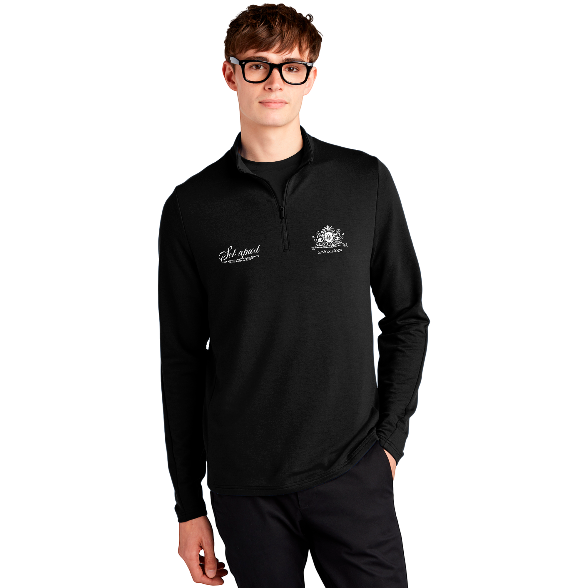 Set apart Unisex Stretch Quarter-Zip Pullover - Cozy Embroidered Jacket for Outdoor Adventures, Perfect Gift for Fall, Winter, Holidays, Casual [...]