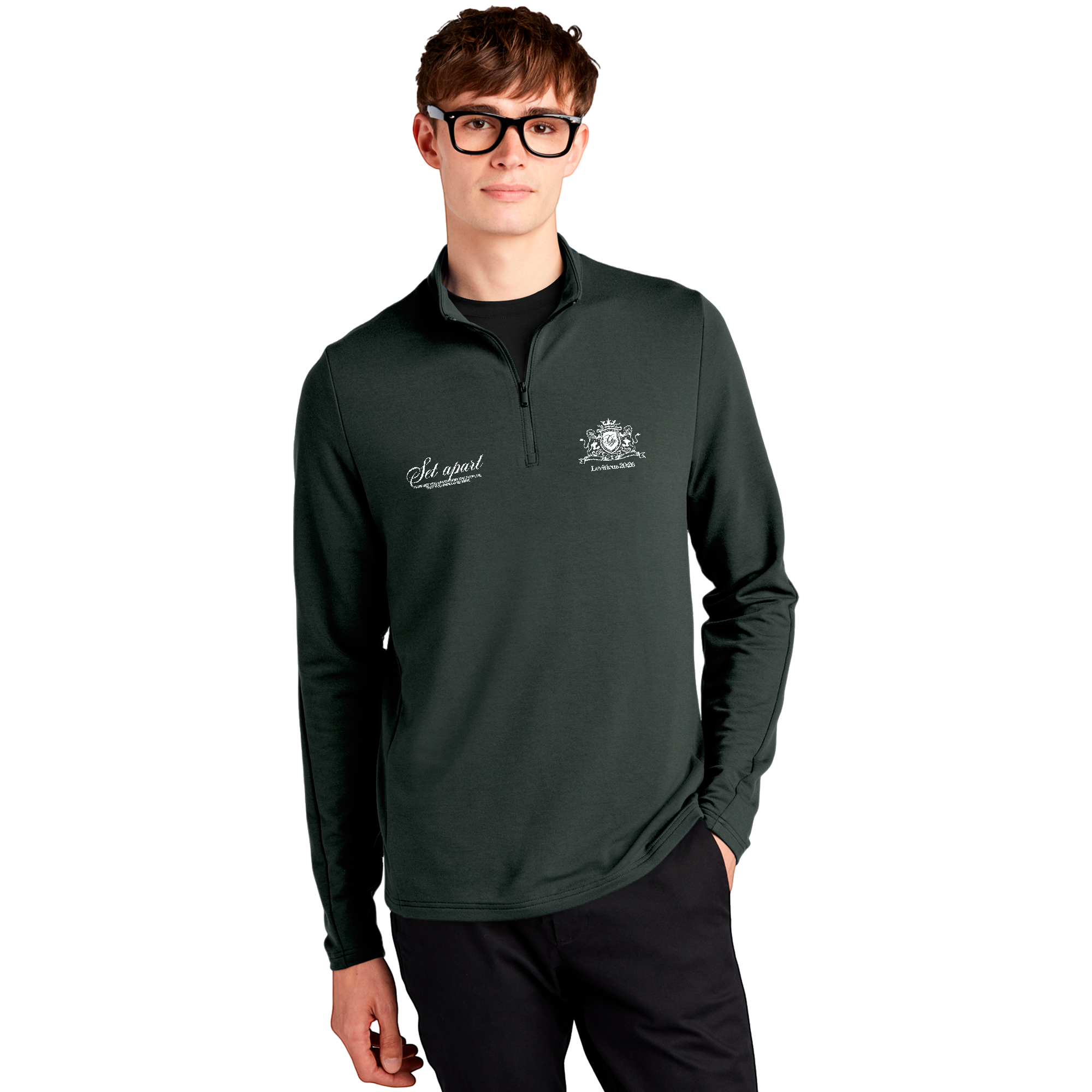 Set apart Unisex Stretch Quarter-Zip Pullover - Cozy Embroidered Jacket for Outdoor Adventures, Perfect Gift for Fall, Winter, Holidays, Casual [...]