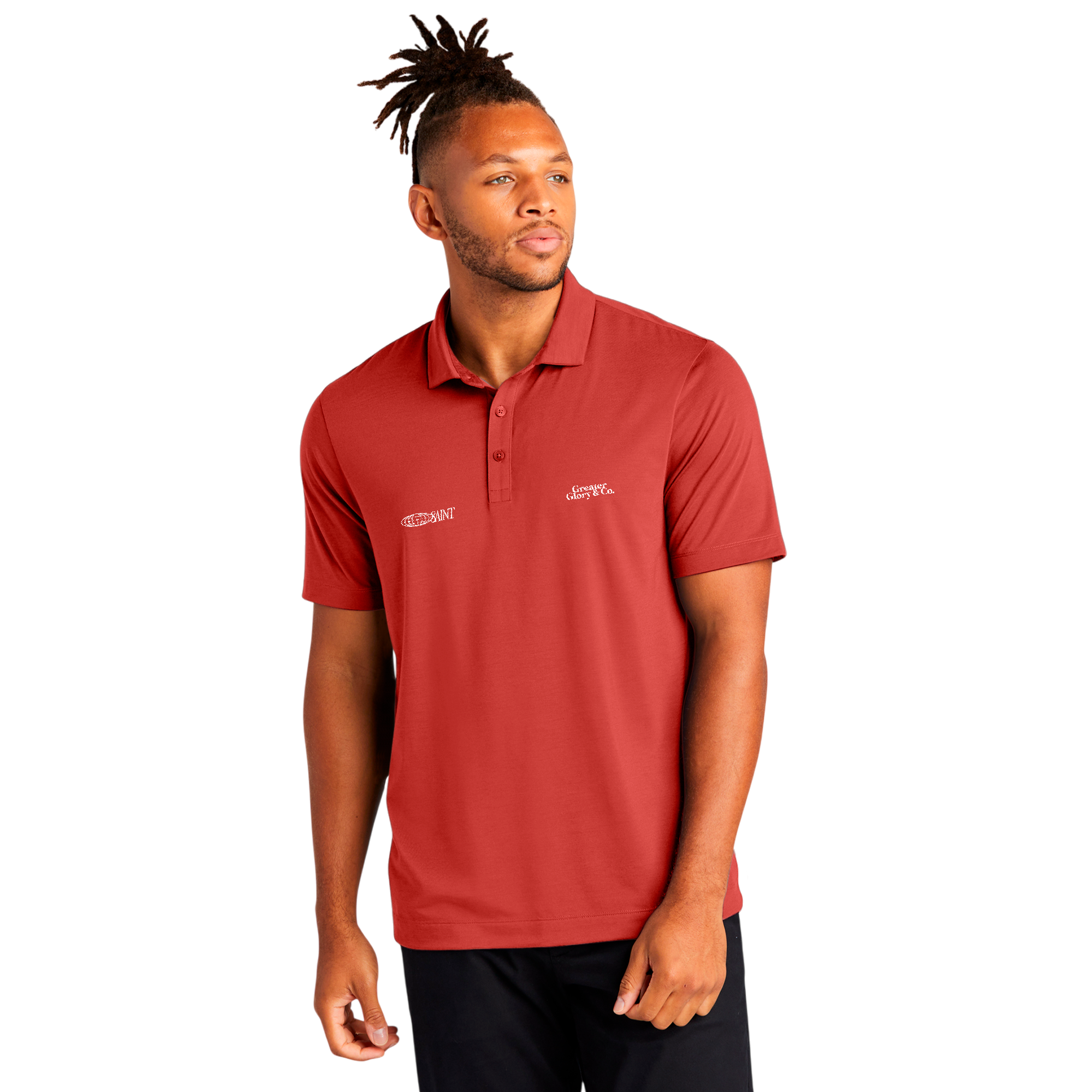 SAINT Men's Stretch Jersey Polo - Versatile Casual Wear, Ideal for Work or Leisure, Perfect Gift for Father's Day, Summer Outings, Active [...]