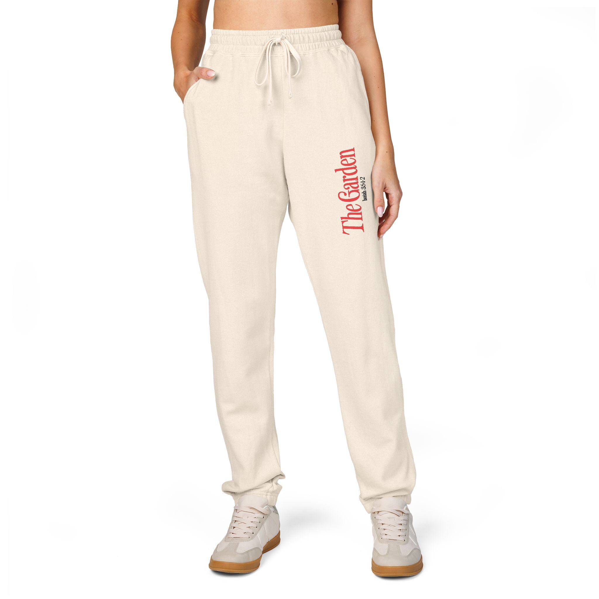 Garment-Dyed Fleece Sweatpants for Cozy Days, Casual Wear, Relaxing, Gifts for Him/Her, Loungewear, Winter Essentials