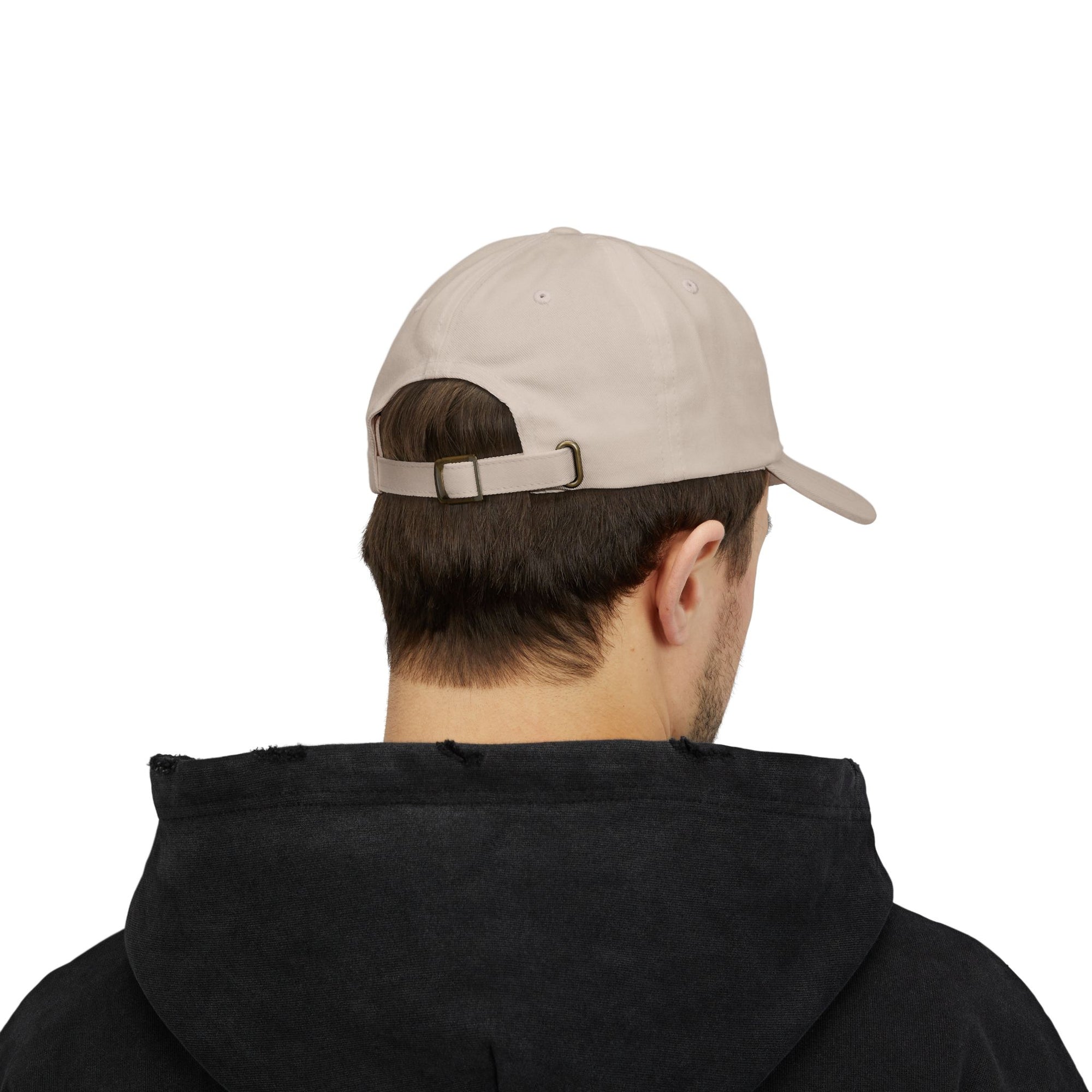 Classic Dad Cap w/Logo in black – Casual Style, Perfect Gift for Father's Day, Everyday Wear, Adjustable Hat, Trendy Accessories