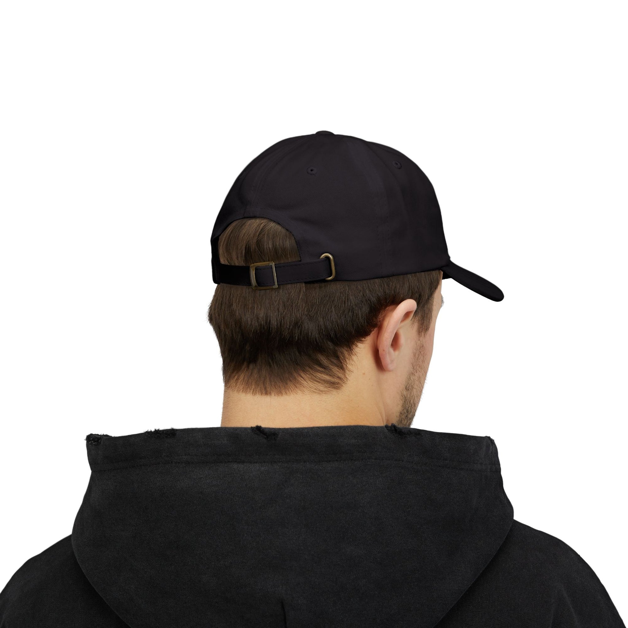 Classic Dad Cap w/Logo in white – Casual Style, Perfect Gift for Father's Day, Everyday Wear, Adjustable Hat, Trendy Accessories