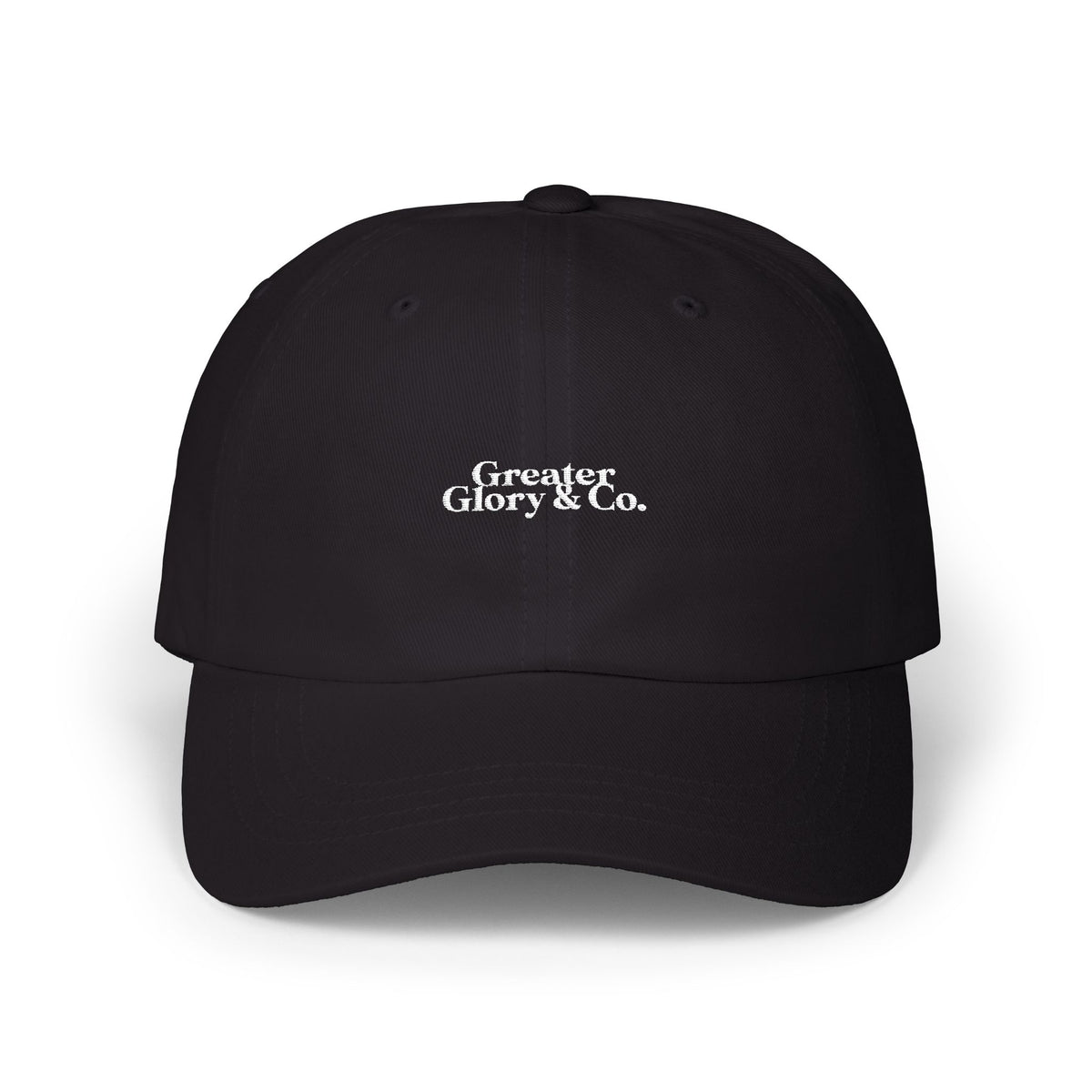 Classic Dad Cap w/Logo in white – Casual Style, Perfect Gift for Father's Day, Everyday Wear, Adjustable Hat, Trendy Accessories