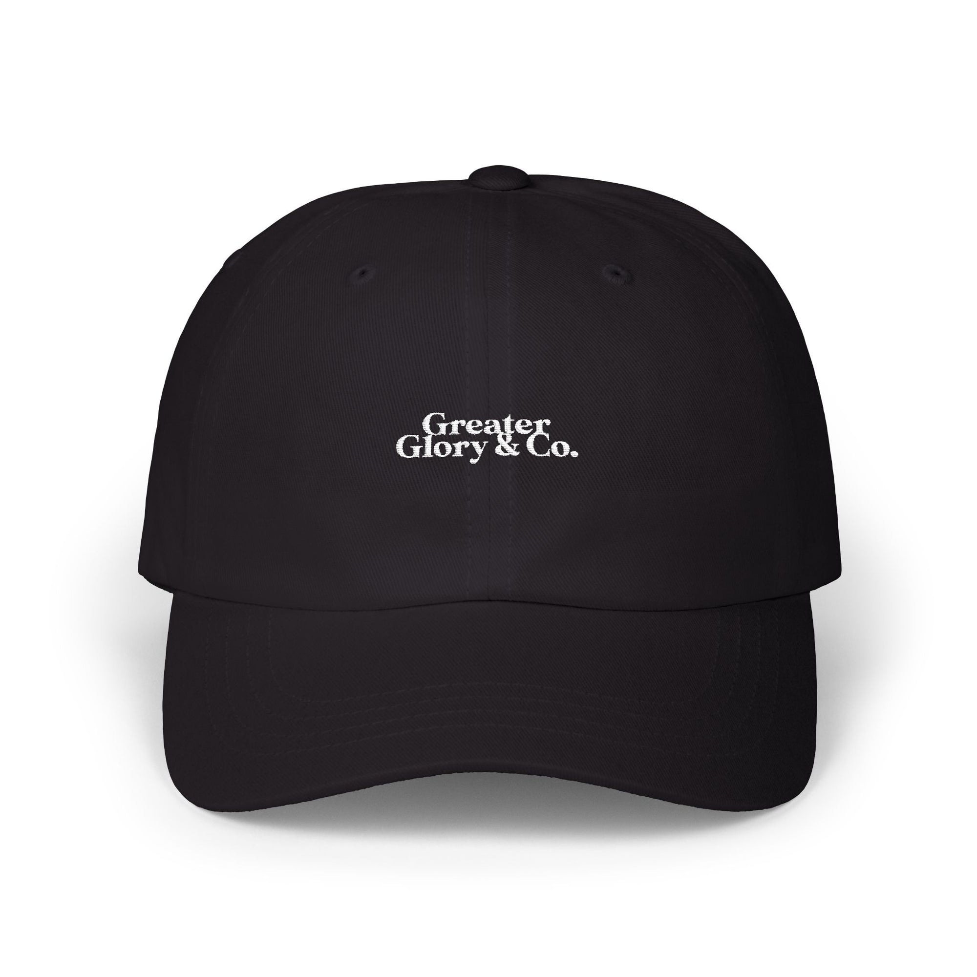 Classic Dad Cap w/Logo in white – Casual Style, Perfect Gift for Father's Day, Everyday Wear, Adjustable Hat, Trendy Accessories
