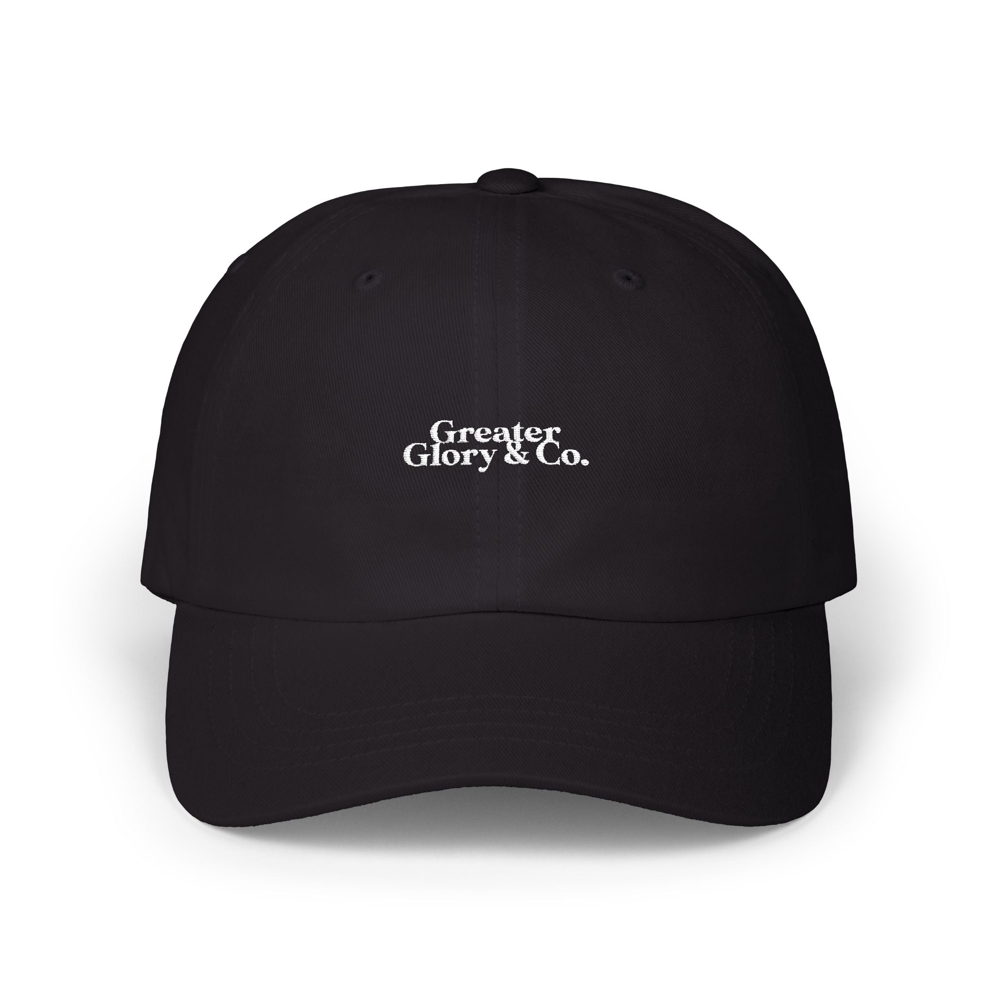 Classic Dad Cap w/Logo in white – Casual Style, Perfect Gift for Father's Day, Everyday Wear, Adjustable Hat, Trendy Accessories