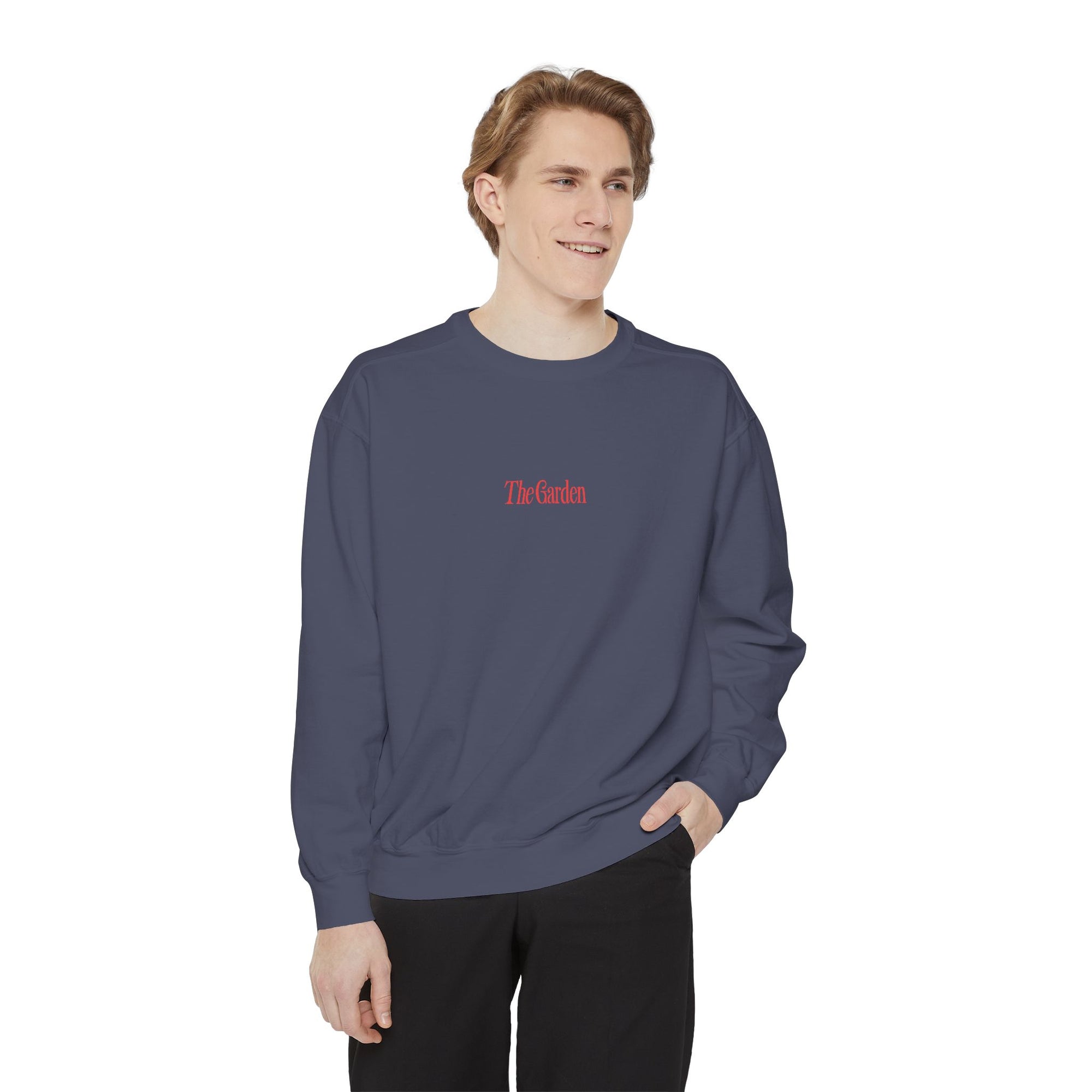 Garden Vibes Unisex Sweatshirt, Cozy Pullover, Nature Lover Gift, Spring Fashion, Casual Wear, Boho Sweater, Outdoor Activities
