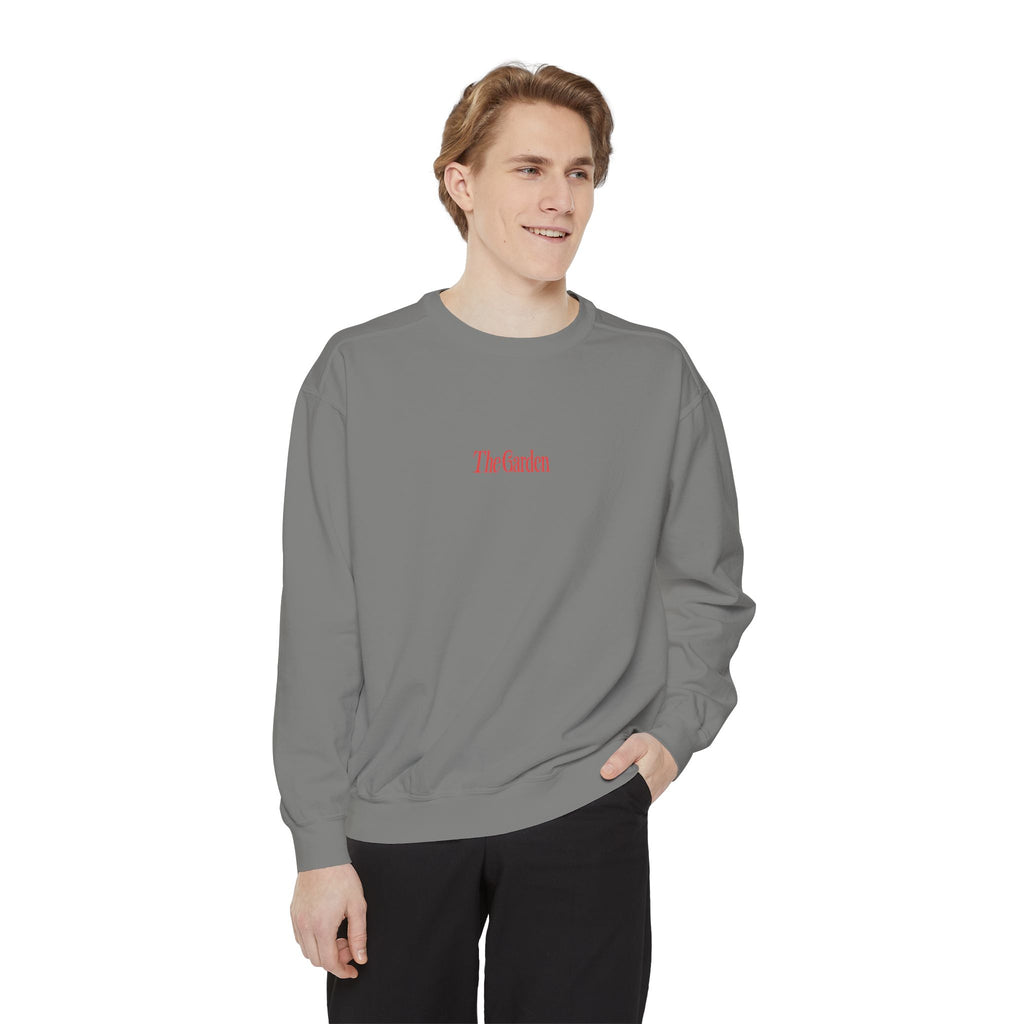 Garden Vibes Unisex Sweatshirt, Cozy Pullover, Nature Lover Gift, Spring Fashion, Casual Wear, Boho Sweater, Outdoor Activities